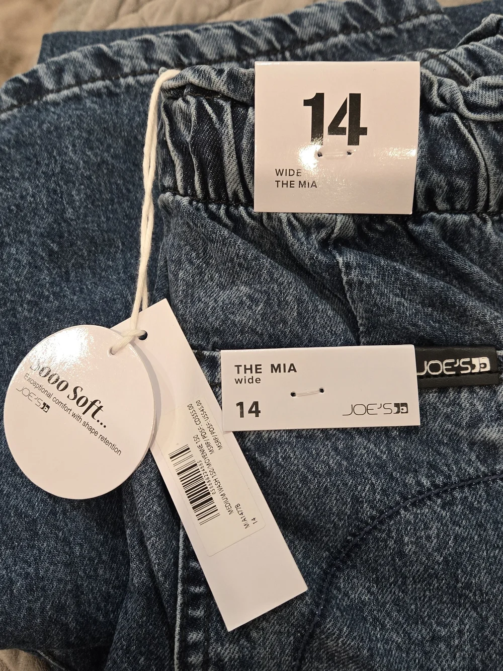 Joe's Jeans Men's Faded Blue Relaxed Distressed Jeans